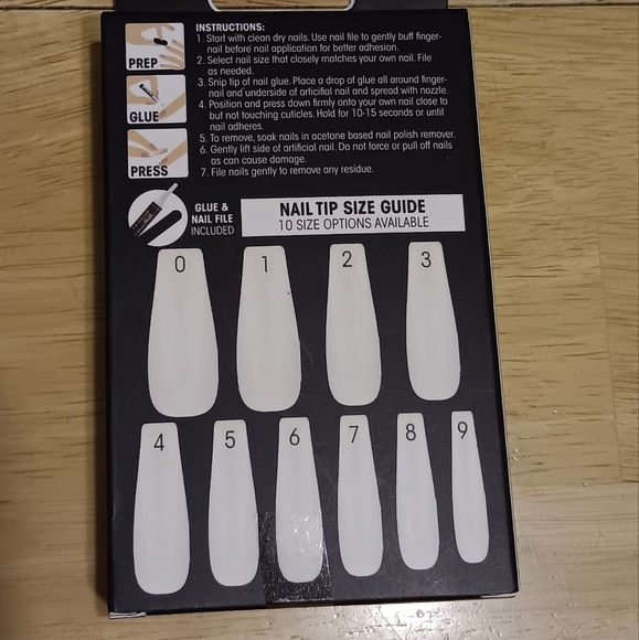 NEW  Lavish Coffin Shaped Nails Wild Rush 24 Tips - Picture 3 of 3